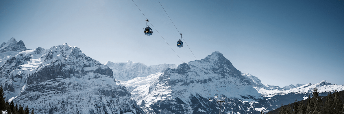 Firstbahn grindelwald eiger maettenberg schreckhorn winter