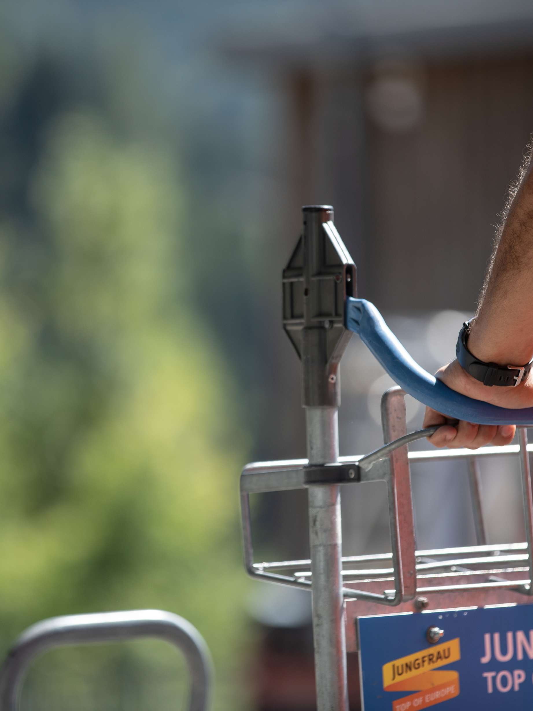 Betriebsangestellter Jungfraubahnen Rafael Amanao 1