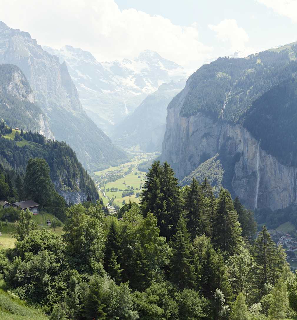 Wengen Lauterbrunnental Sommer Panorama
