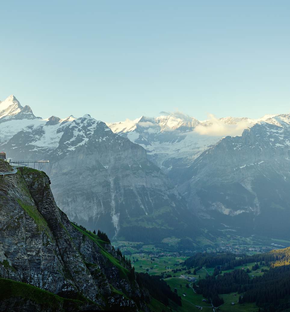 Grindelwald First Summer Cliff Walk Eiger Moench Jungfrau