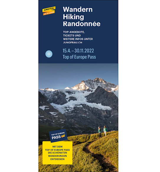 Wanderkarte Jungfrau Region