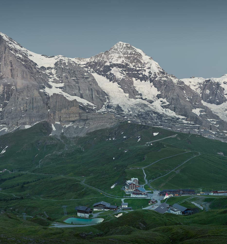 Kleine Scheidegg Sommer Eiger Moench Jungfrau