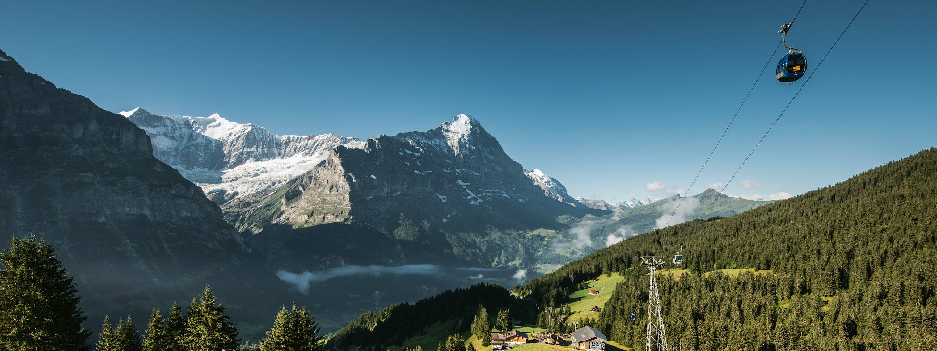 Grindelwald First mit Bort in Sicht crop