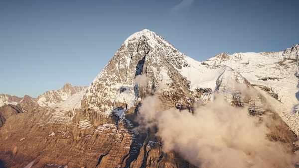 Return trip to the Eiger north face