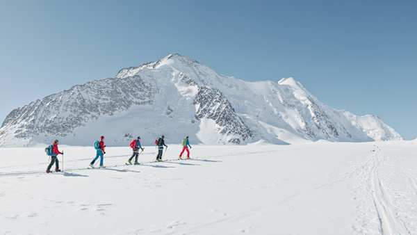 Touring skiers