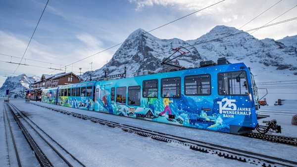 Wengernalp Railway and Schynige Platte Railway celebrate their anniversary at the Lauberhorn
