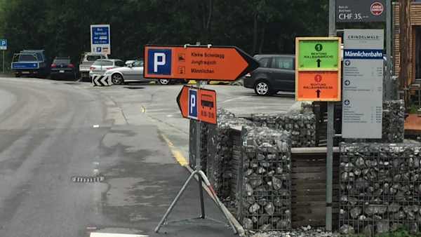 New situation at Grindelwald Grund at the start of the construction of the V-Cableway