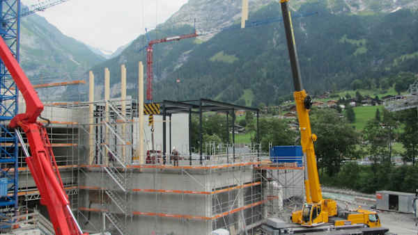 V-Cableway construction site info – 25 July 2019