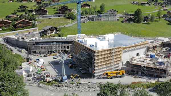 Construction site info V-Cableway - 26 September 2019