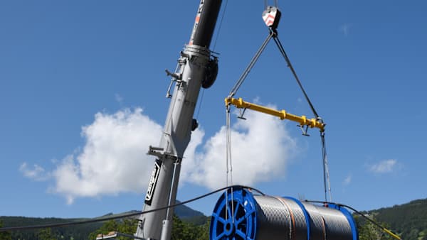 V-Cableway construction site info – 31 October 2019