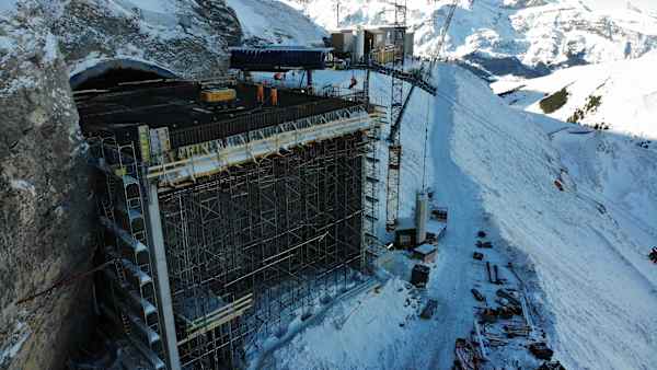 V-Cableway construction site info – 30 January 2020