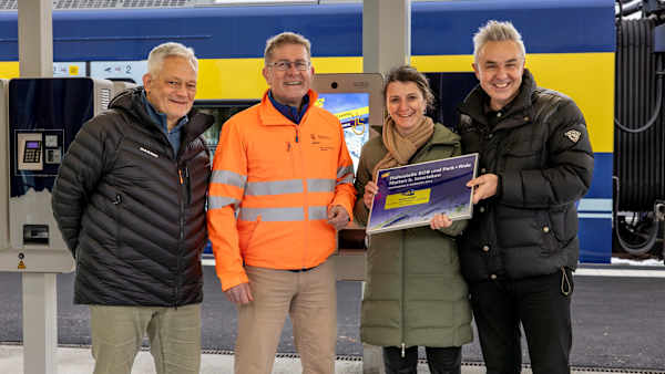 Train stop Park+Ride Matten bei Interlaken open and Wengen Shuttle operational