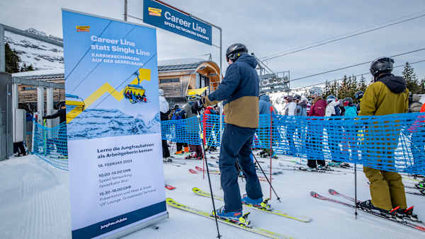 Jungfrau Railways – speed networking with a difference: Employee recruitment on the chairlift