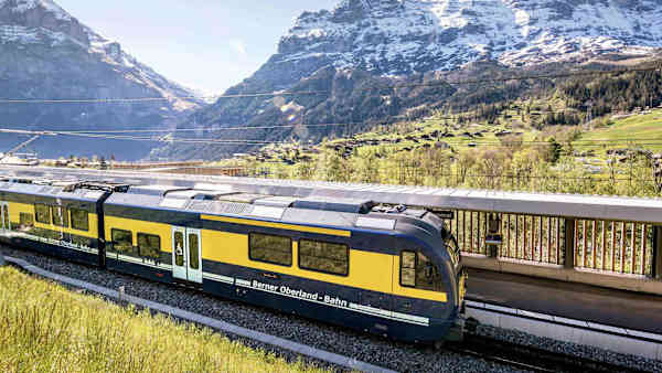 Severe weather:  BOB Zweilütschinen-Grindelwald railway line interrupted until Friday  