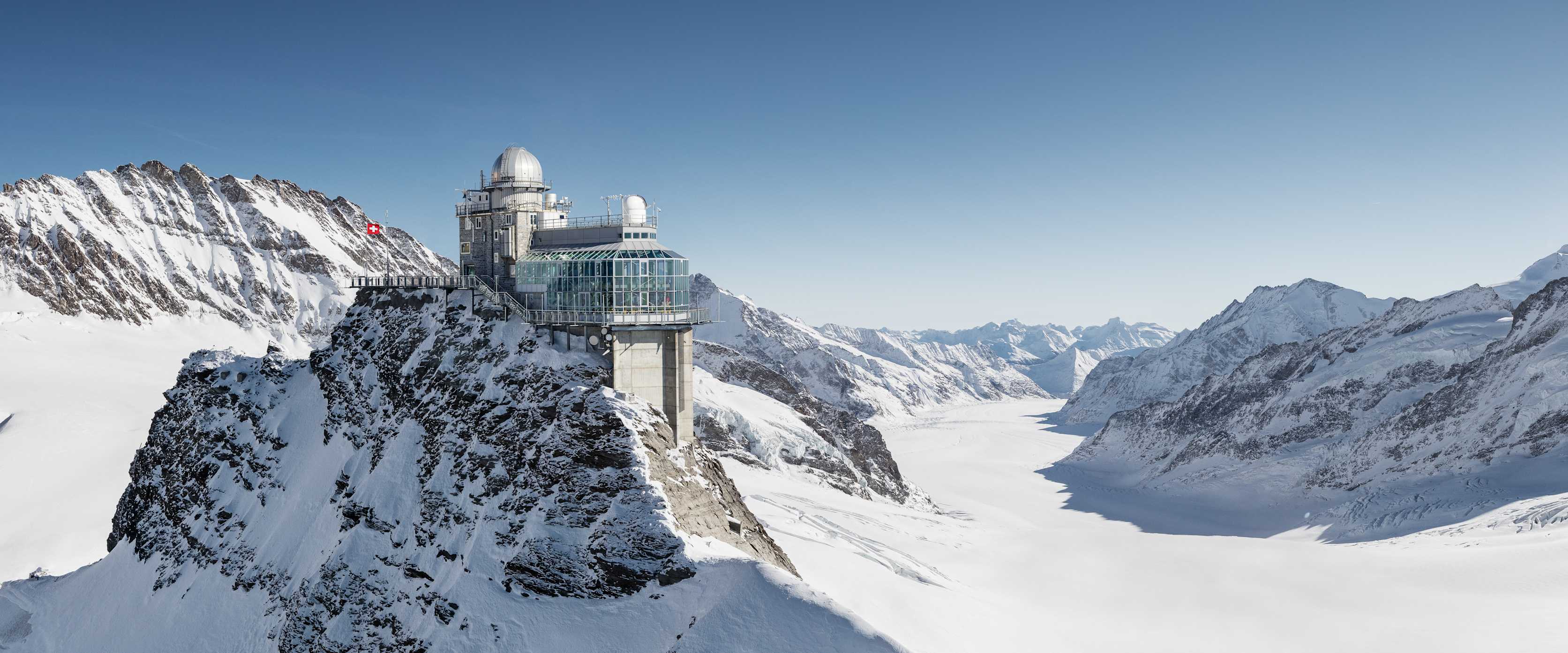 Jungfraujoch Sphinx Gletscher 