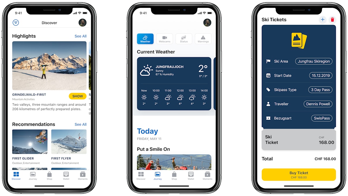 Jungfrau App Preview