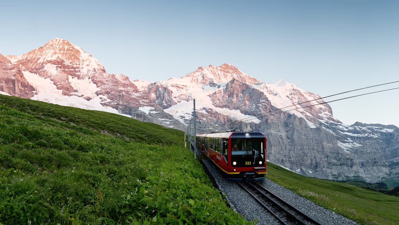 Jungfraubahn Eiger Moench Jungfrau Alp