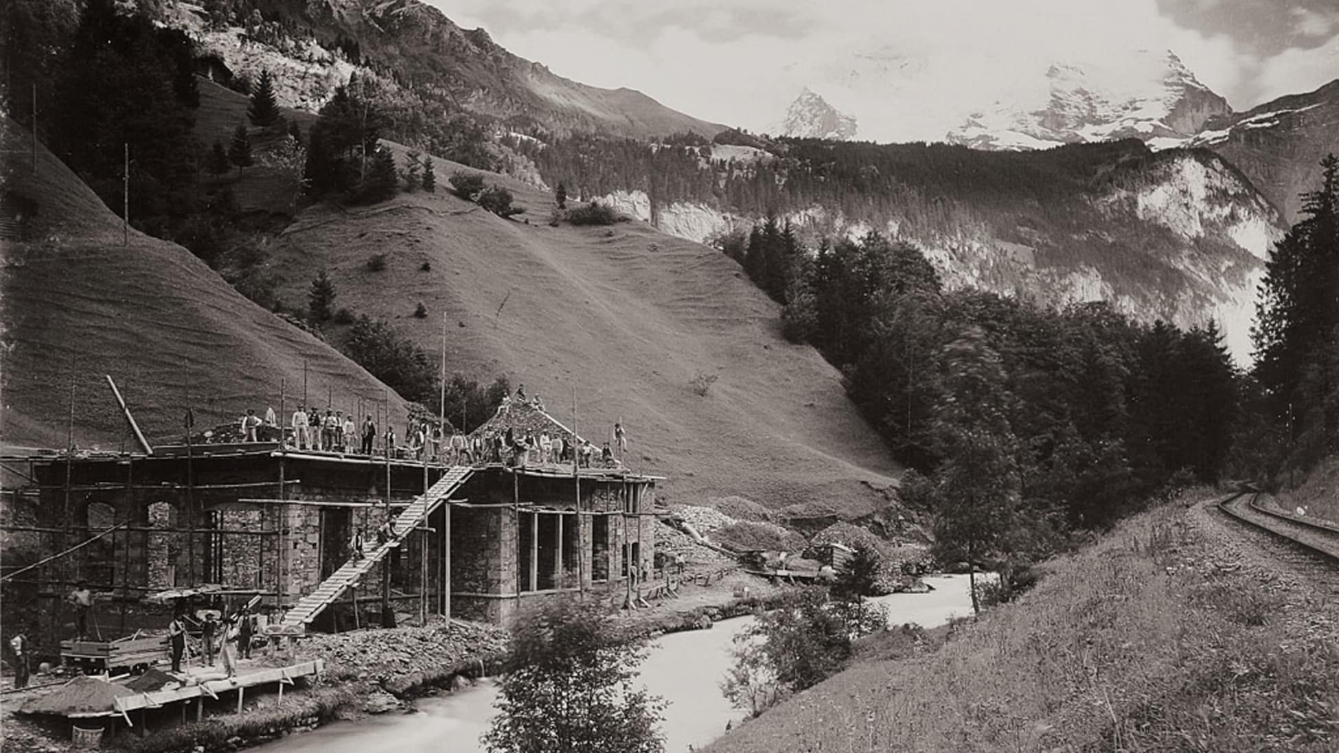 Construction Of The Jungfrau Railway Jungfrau Ch