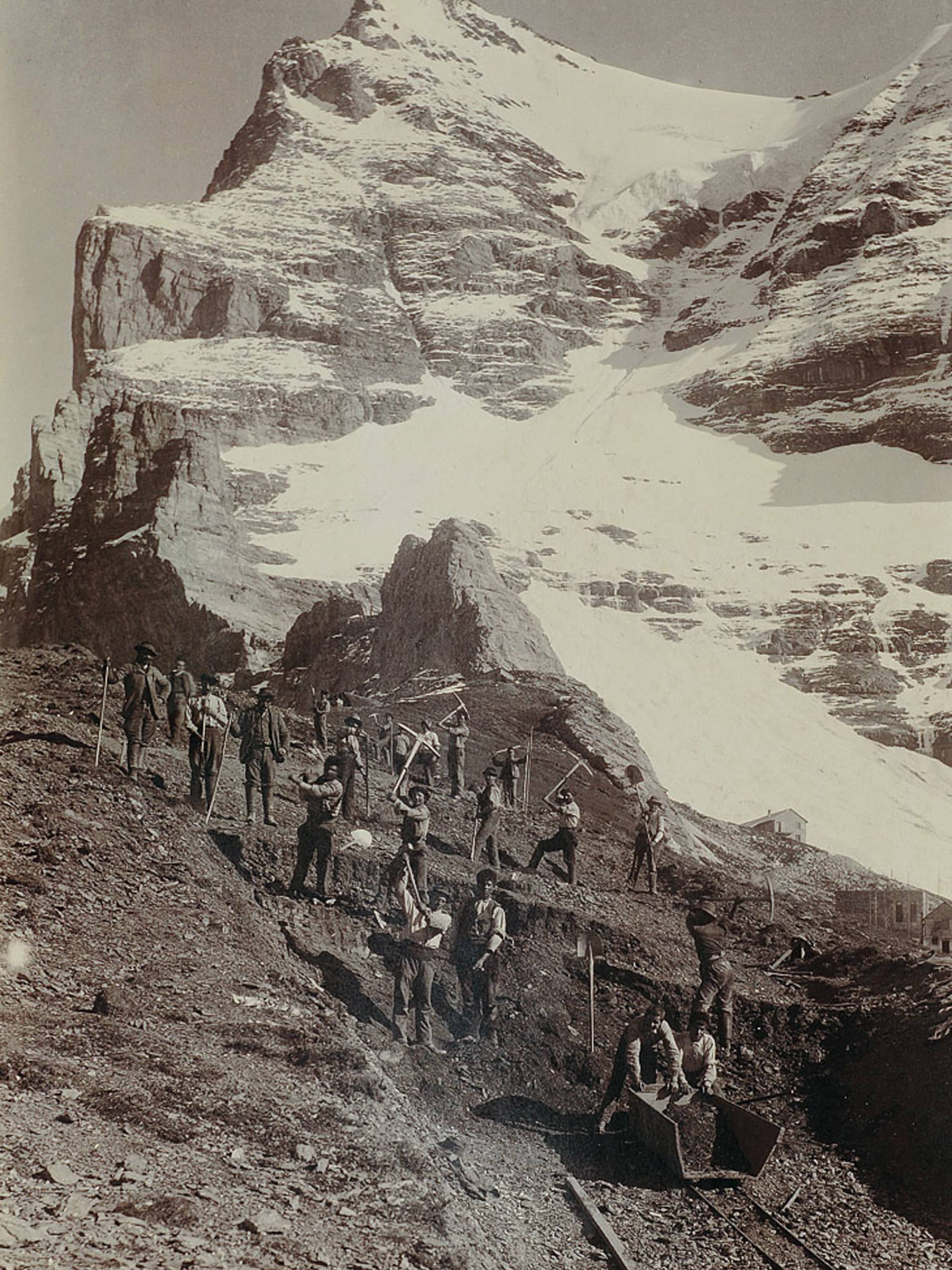 Construction Of The Jungfrau Railway Jungfrau Ch