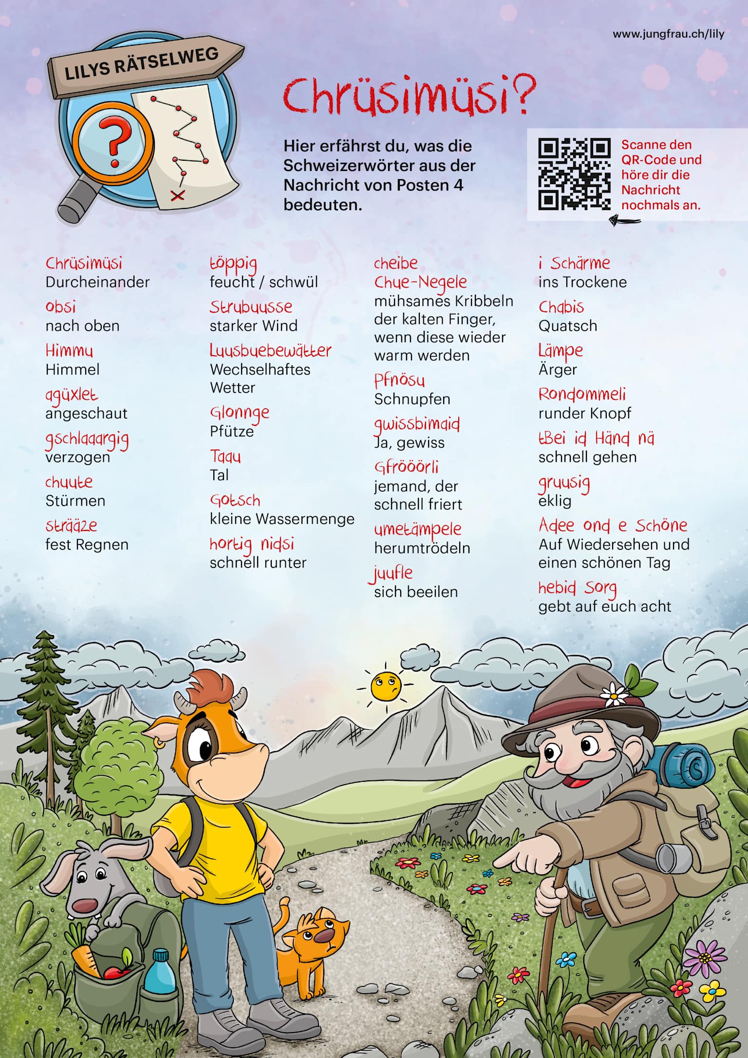 Lilys Schatzsuche 4 – Lösung