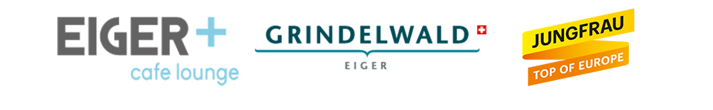 Logo Eiger+, Grindelwald Tourismus, Jungfraubahnen