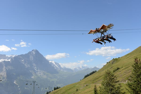 Grindelwald-First opens Switzerland's first Eagle Glider